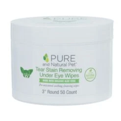 Pure And Natural Pet® Tear Stain Remover Wipes - 50 Ct