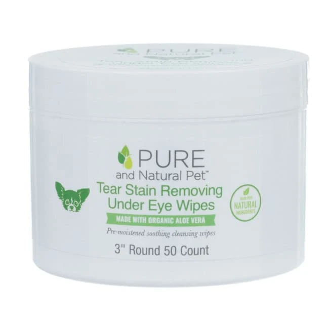 Pure And Natural Pet® Tear Stain Remover Wipes - 50 Ct 1 Pure And Natural Pet® Tear Stain Remover Wipes - 50 Ct