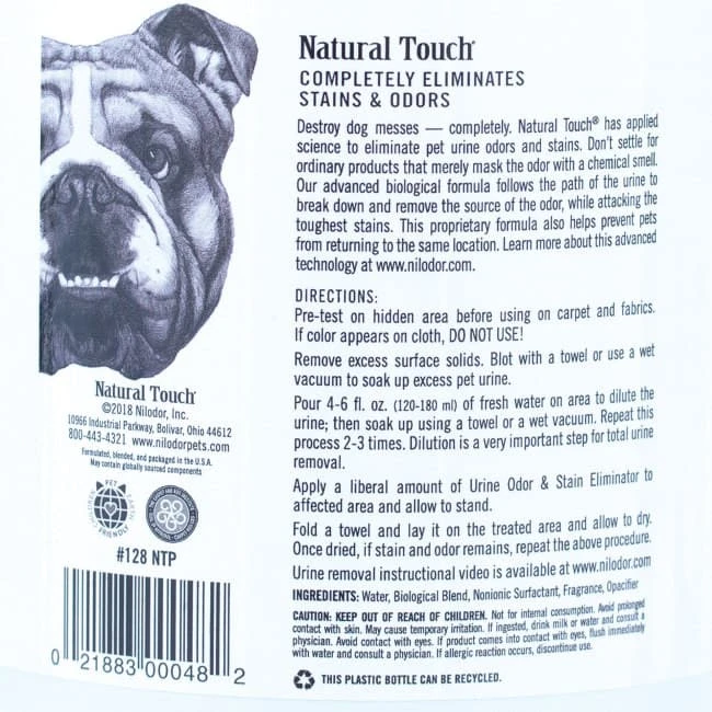 Natural Touch® Urine Odor & Stain Eliminator - Gallon 2 Natural Touch® Urine Odor & Stain Eliminator - Gallon - Image 2