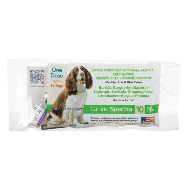 Canine Spectra® 10 Plus Lyme - 1 Dose 1 Canine Spectra® 10 Plus Lyme - 1 Dose