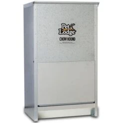 Pet Lodge® Chow Hound Galvanized Dog Feeder - 25 Lb