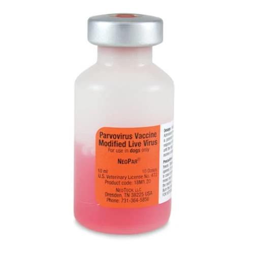 NeoPar® Parvo Vaccine For Dogs, 10 Dose Vial - 10 Dose 1 NeoPar® Parvo Vaccine For Dogs, 10 Dose Vial - 10 Dose