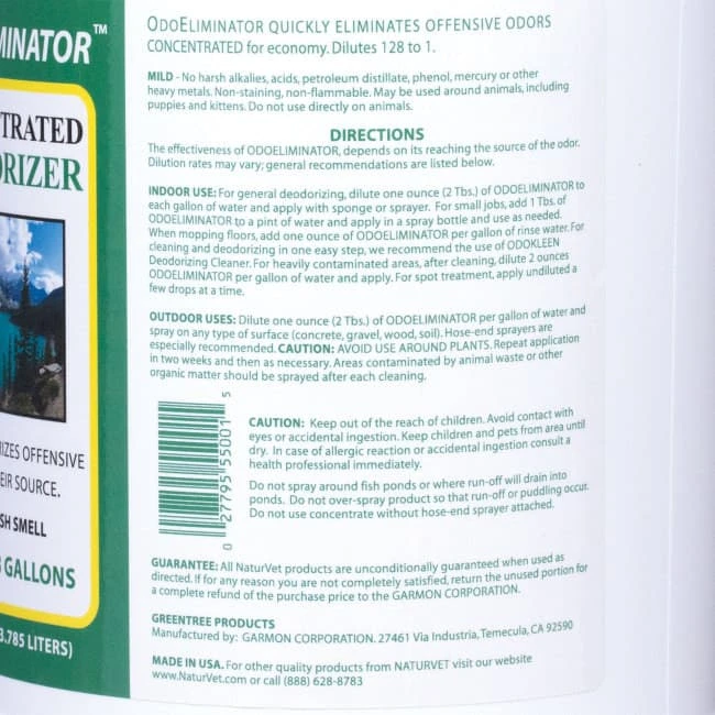 OdoEliminator™ Concentrated Deodorizer - Gallon 2 OdoEliminator™ Concentrated Deodorizer - Gallon - Image 2