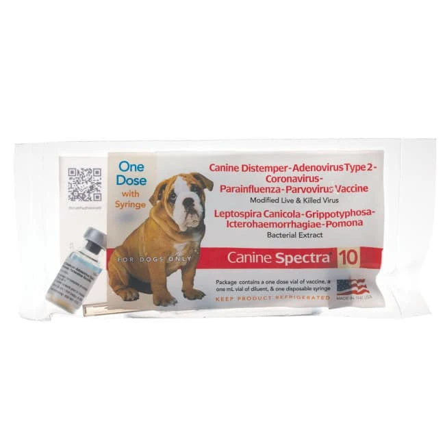 Canine Spectra® 10 Dog Vaccine - 1 Dose 1 Canine Spectra® 10 Dog Vaccine - 1 Dose
