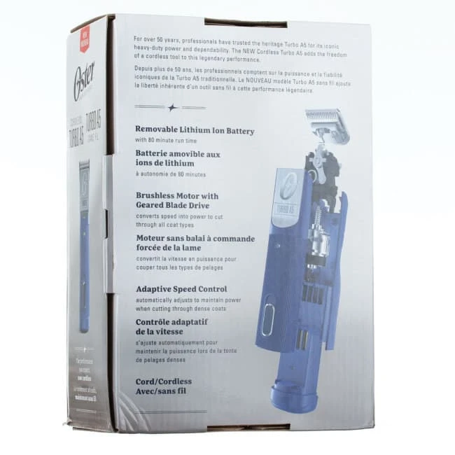 Oster® Cordless Turbo A5 Clipper - 5 Oster® Cordless Turbo A5 Clipper - - Image 5