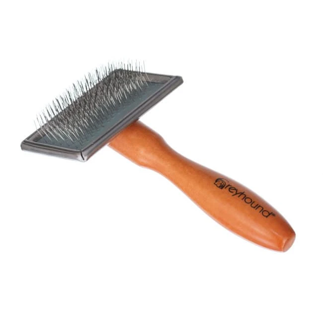 Greyhound Wood Slicker Brush - Small 1 Greyhound Wood Slicker Brush - Small