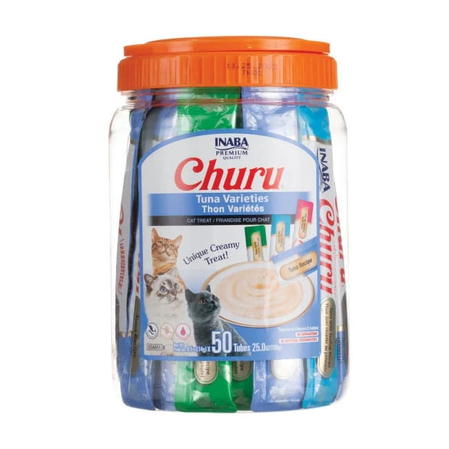 Inaba Churu Tuna Variety Tube - 50 Ct 1 Inaba Churu Tuna Variety Tube - 50 Ct