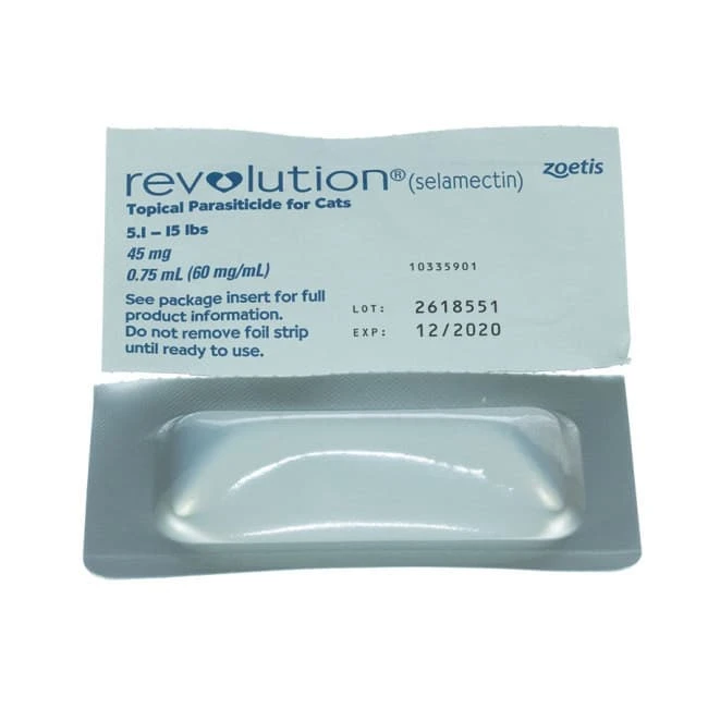 Revolution For Cats - 5.1-15 Lb (sold Per Tube) 1 Revolution For Cats - 5.1-15 Lb (sold Per Tube)