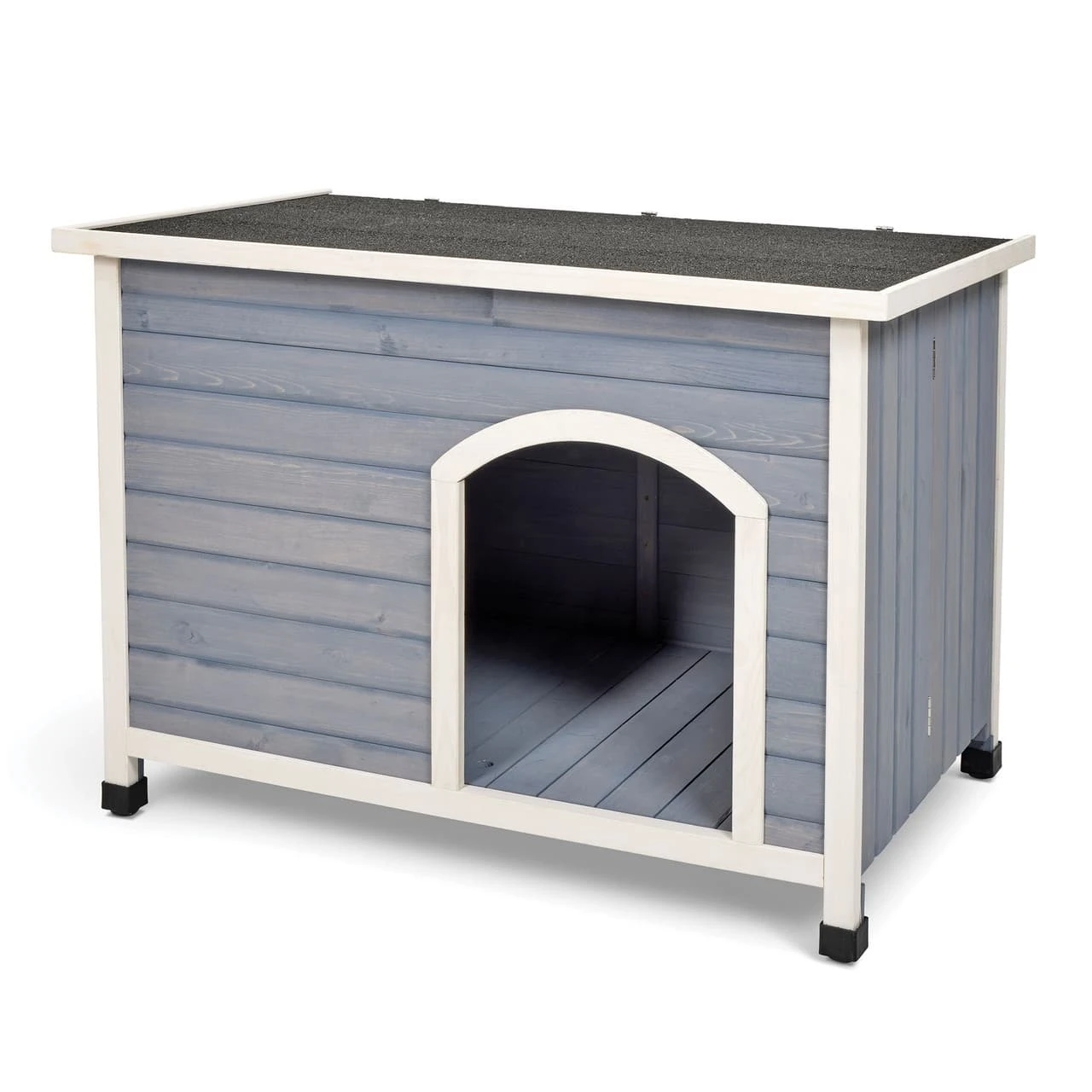 Eilio Folding Wood Dog Home - Medium, Gray 2 Eilio Folding Wood Dog Home - Medium, Gray - Image 2