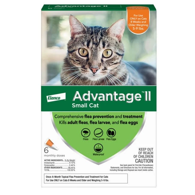 Advantage™ II For Cats - 5-9 Lb, 6pk 1 Advantage™ II For Cats - 5-9 Lb, 6pk