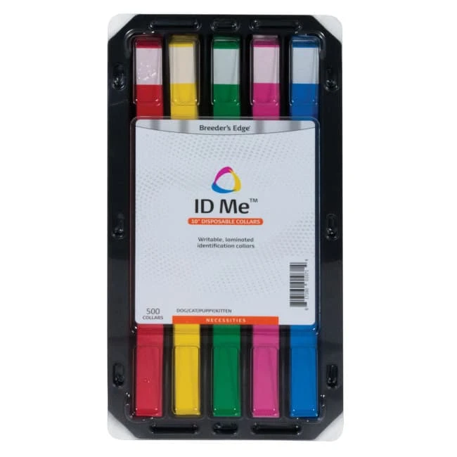 Breeder's Edge® ID Me™ Disposable Identification Collars - 10", 500 Ct 1 Breeder's Edge® ID Me™ Disposable Identification Collars - 10", 500 Ct