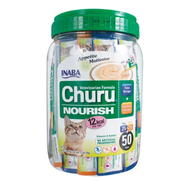 Inaba Churu Cat Treats - 50 Ct Chicken/Tuna 1 Inaba Churu Cat Treats - 50 Ct Chicken/Tuna