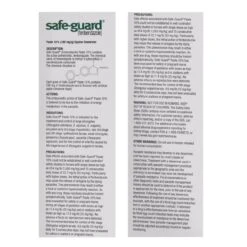 Safe-Guard Equine Dewormer - 25 Gm 5 Safe-Guard Equine Dewormer - 25 Gm -Revival Animal Health image 449