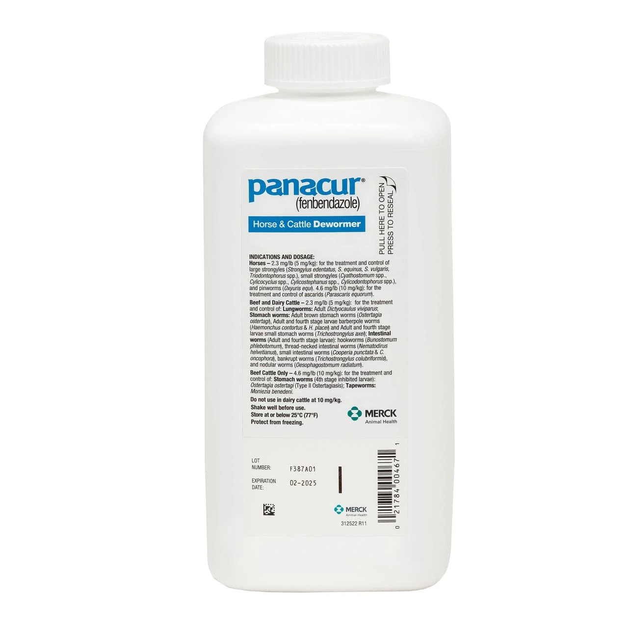 Panacur® For Horses & Cattle - 1000 Ml 2 Panacur® For Horses & Cattle - 1000 Ml - Image 2