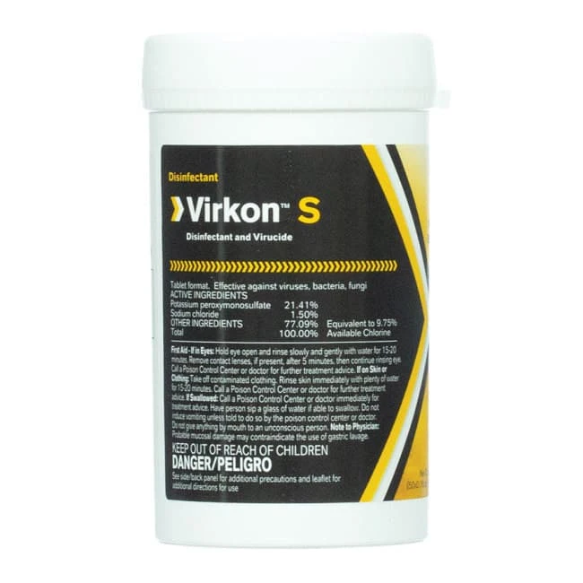Virkon™ S Disinfectant & Viruscide - 50 Ct Tablets 1 Virkon™ S Disinfectant & Viruscide - 50 Ct Tablets