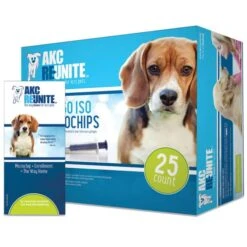 AKC Reunite Indigo ISO Microchips - 134.2 KHz Chips, 25 Ct